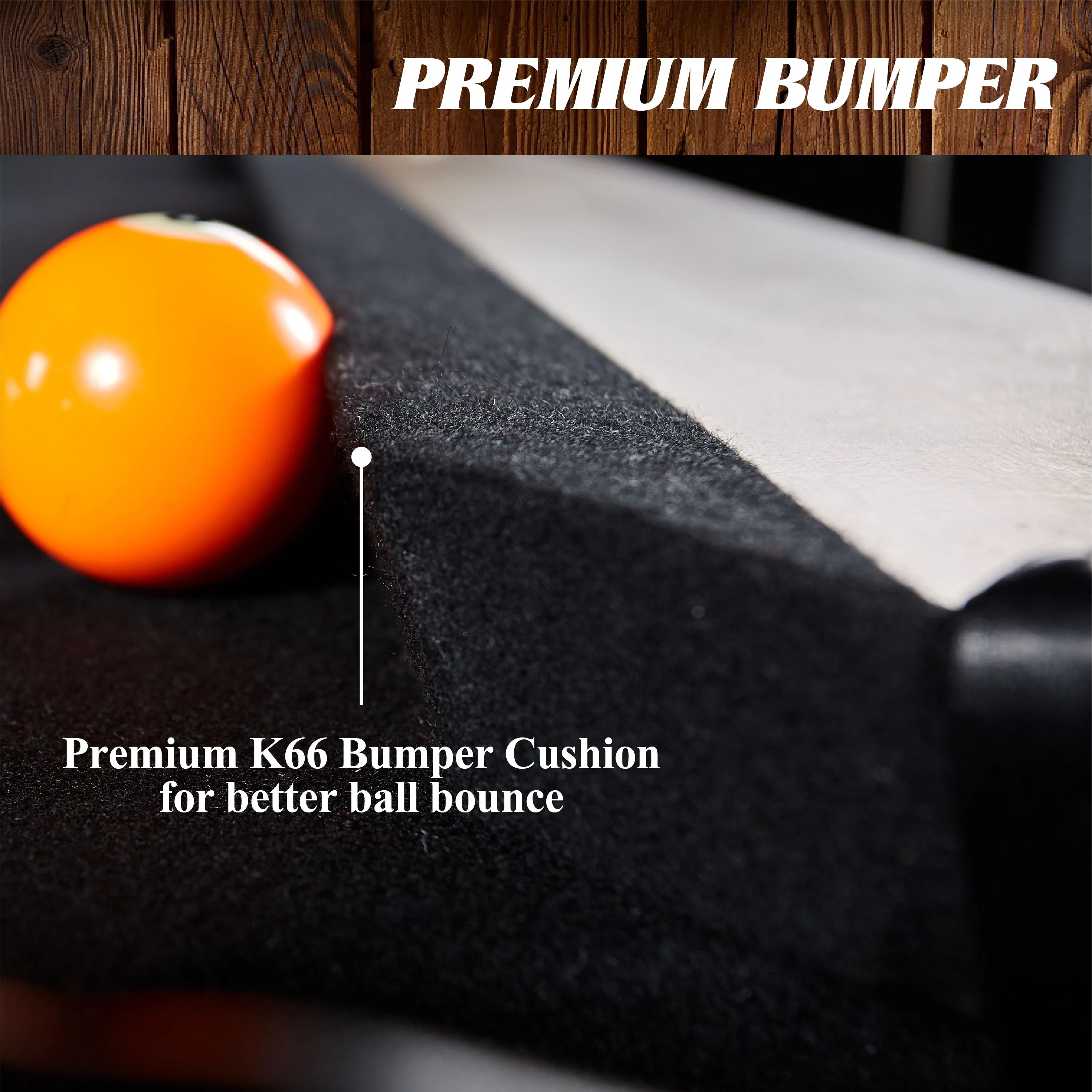 Barrington Billiards 8' Urban Black Drop Pocket Table With Pool Ball and Cue Stick Set