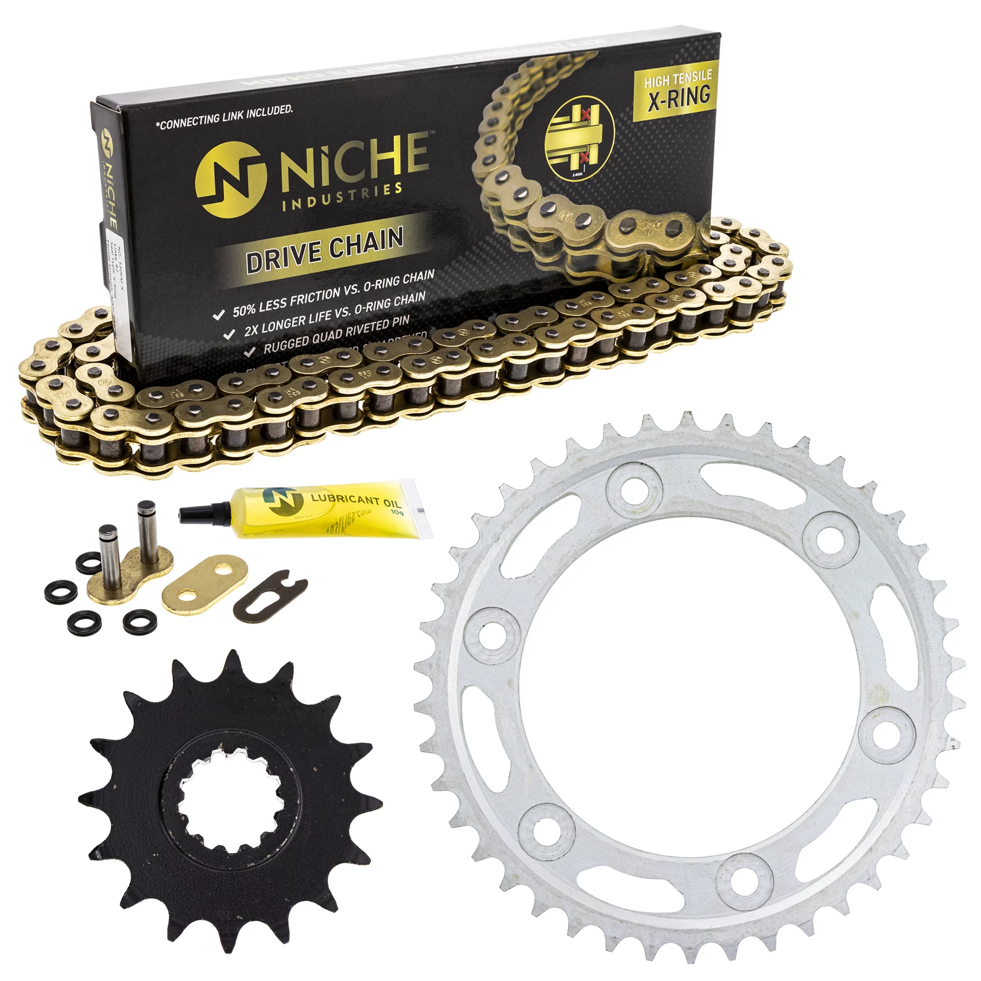 Niche Sprocket Chain Set for Honda CBR900RR 16/42T 530 X-Ring Motorcycle MK1004849