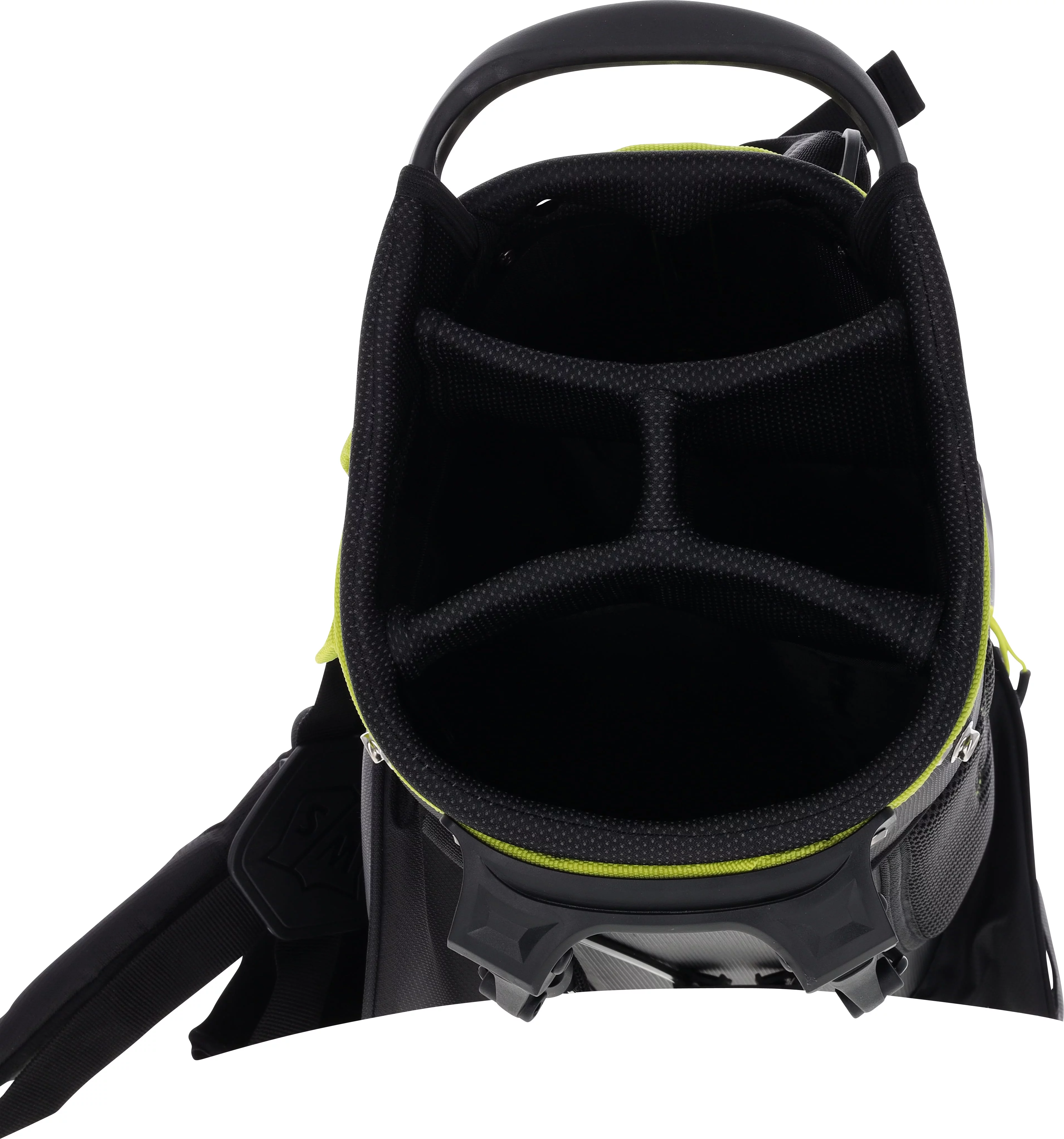 NEW Wilson Staff 2022 Feather Stand Bag 4-Way Top - Black / Charcoal / Silver