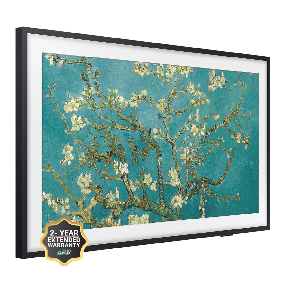 SAMSUNG 55-Inch Class QLED 4K The Frame LS03B Series, with an Additional 2 YR Warranty by Epic (QN55LS03BAFXZA Latest Model)