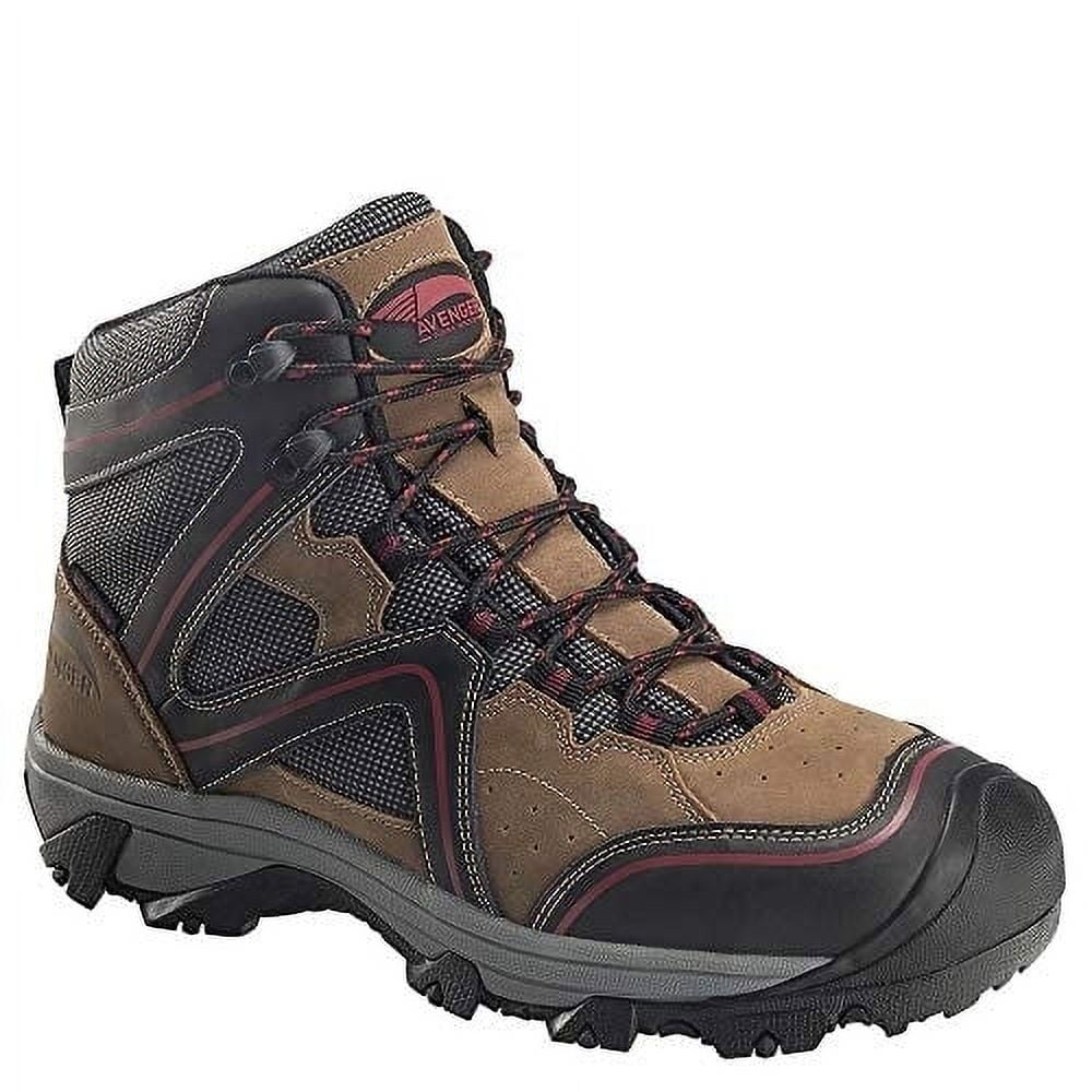 FSI FOOTWEAR SPECIALTIES INTERNATIONAL NAUTILUS Avenger Men's 6-inch Crosscut Steel Toe Waterproof Work Boots Brown -