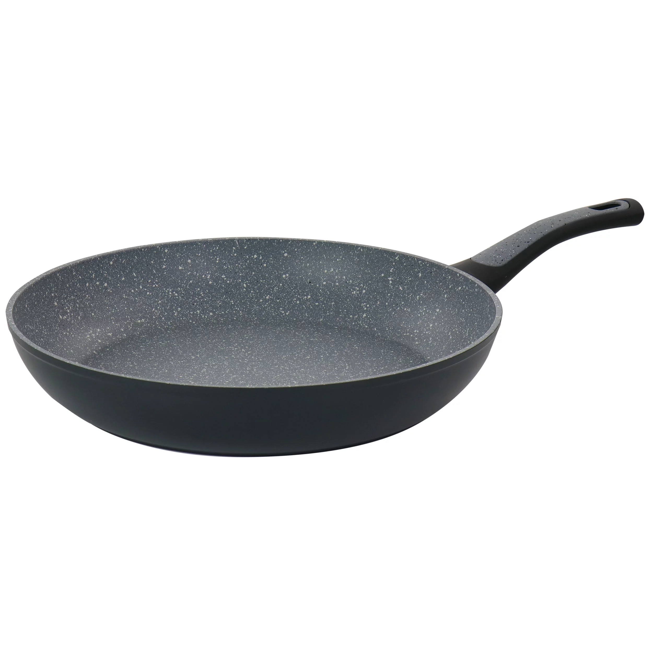 Bastone 12 Inch Aluminum Nonstick Frying Pan in Speckled Gray