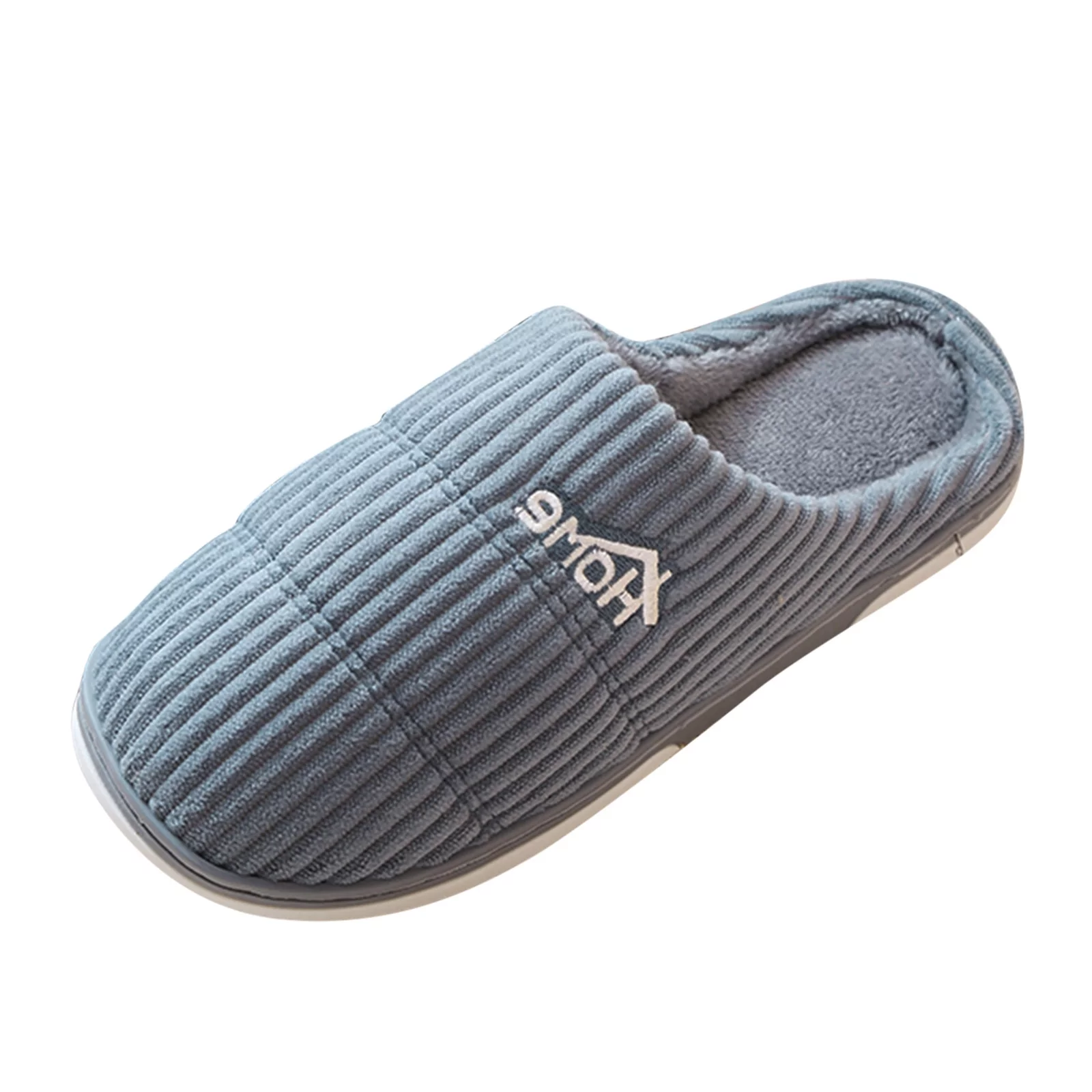 AdBFJAF Men's Slippers Size 10 Wide Width Men Slippers Home Warm Cotton Slippers Winter Home Cotton Slippers Fashion Cute Printing Warm Slippers Casual Home Shoes