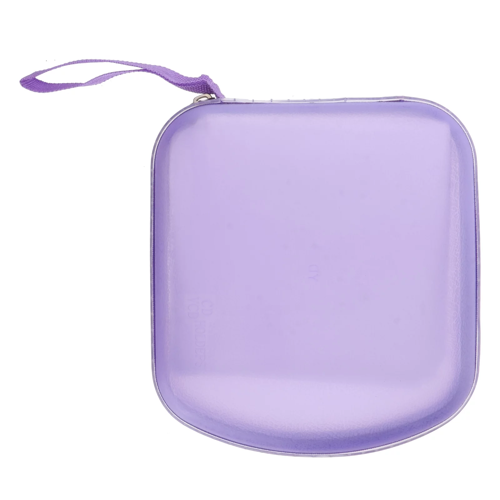 Portable Clear Plastic 40 CD DVD VCD Disc Holder Storage Box Bag Wallet Case Protector Organizer (Purple)