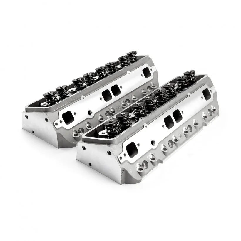 Speedmaster PCE281.2001 Fits Chevy SBC 350 190cc 64cc Angle Hydraulic Flat Assembled Cylinder Heads