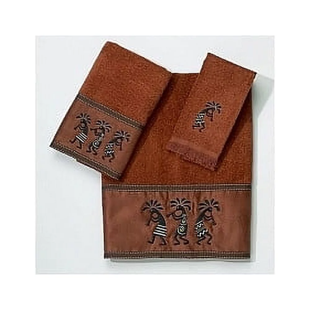 Avanti Linens Kokopelli Bath Towel, Nutmeg