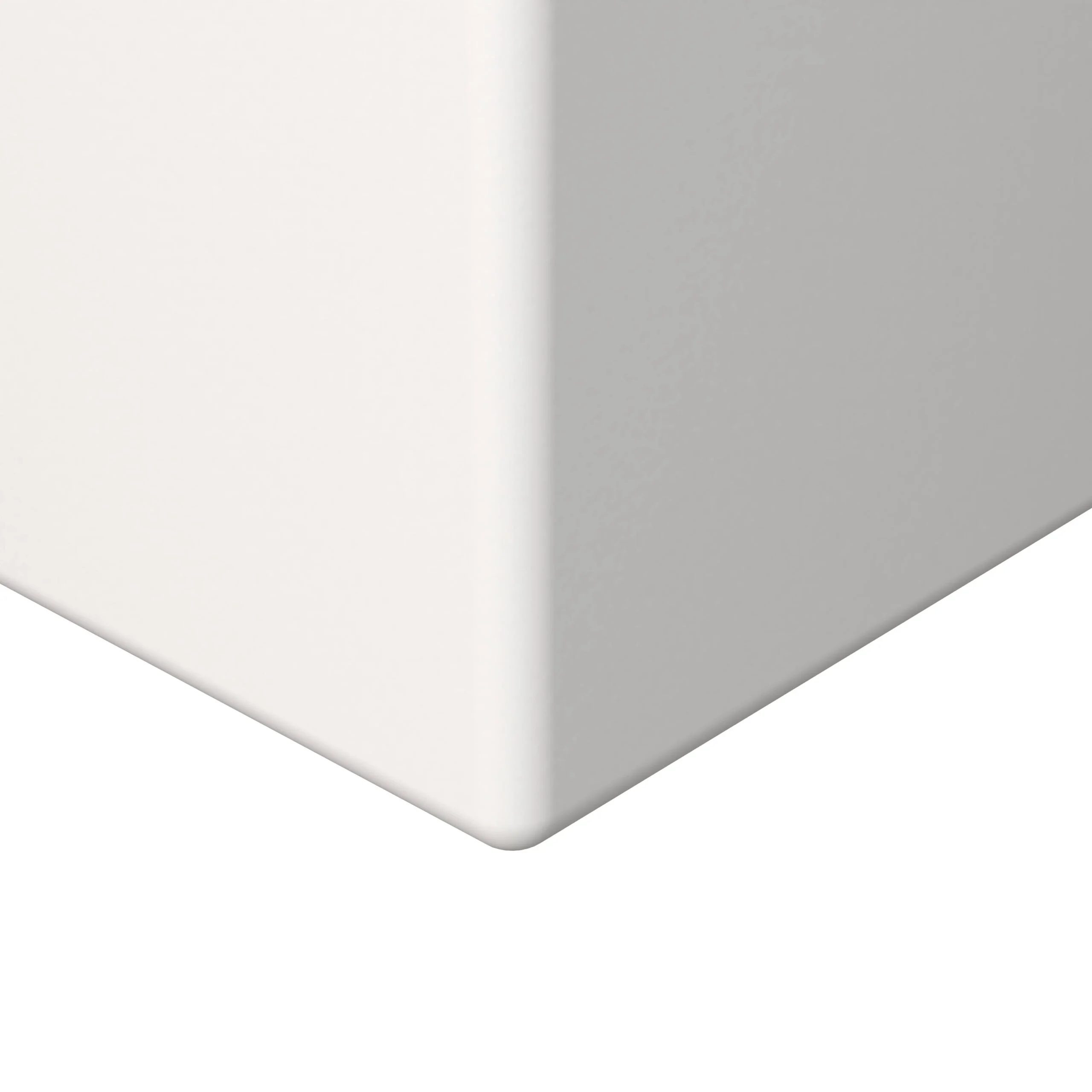 LeisureMod Thistle Fiberstone and MGO Clay Rectangular Planter White 28