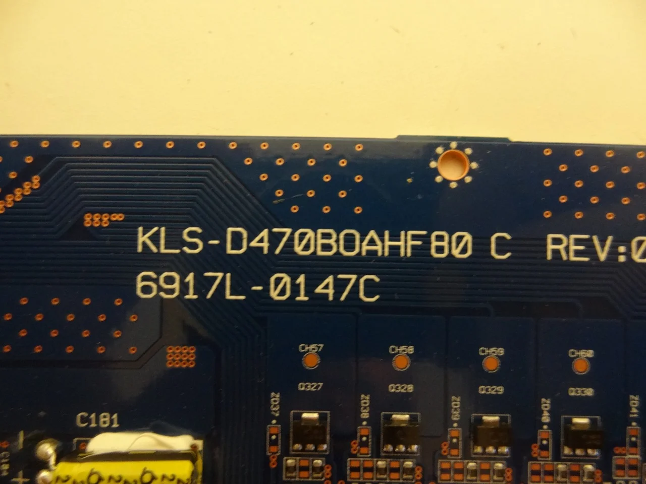 LG 47WV50MS-B LED Driver (KLS-D470B0AHF80 C) 6917L-0147C