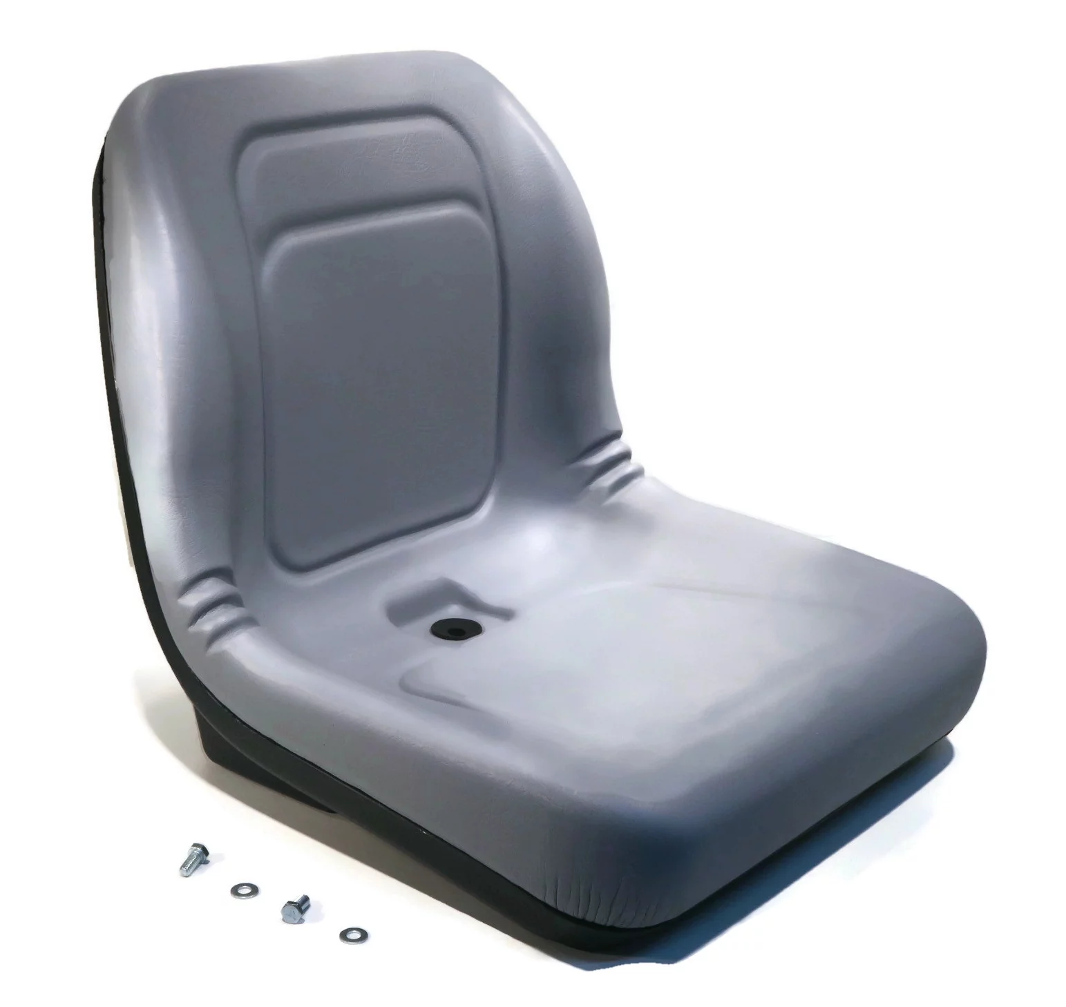 The ROP Shop | Gray High Back Seat fits John Deere Lawn Mowers Z225, Z440, Z465, L100, L105