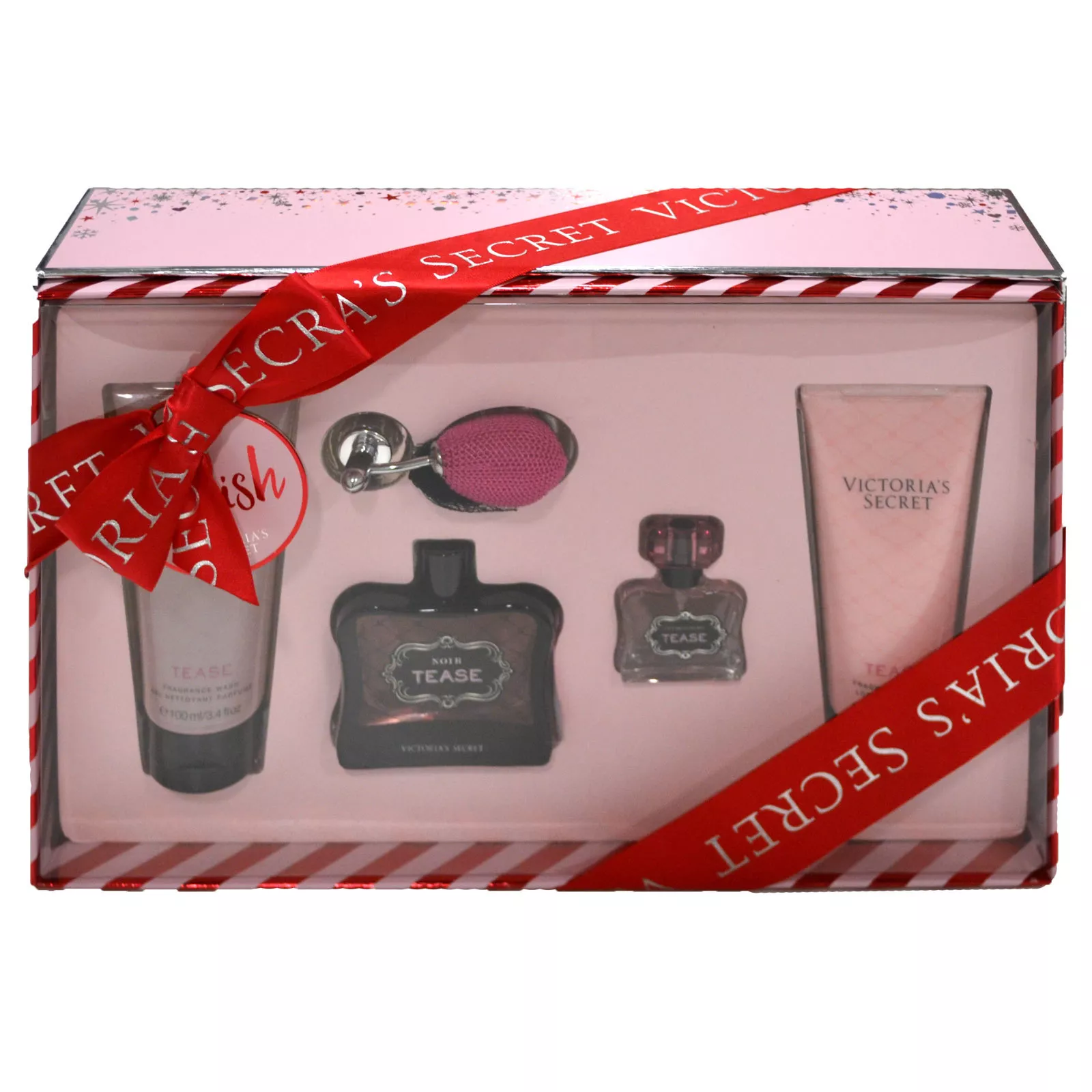Victoria's Secret Tease Gift Set 4 Piece Perfume Edp Fragrance Wash Lotion Vs New