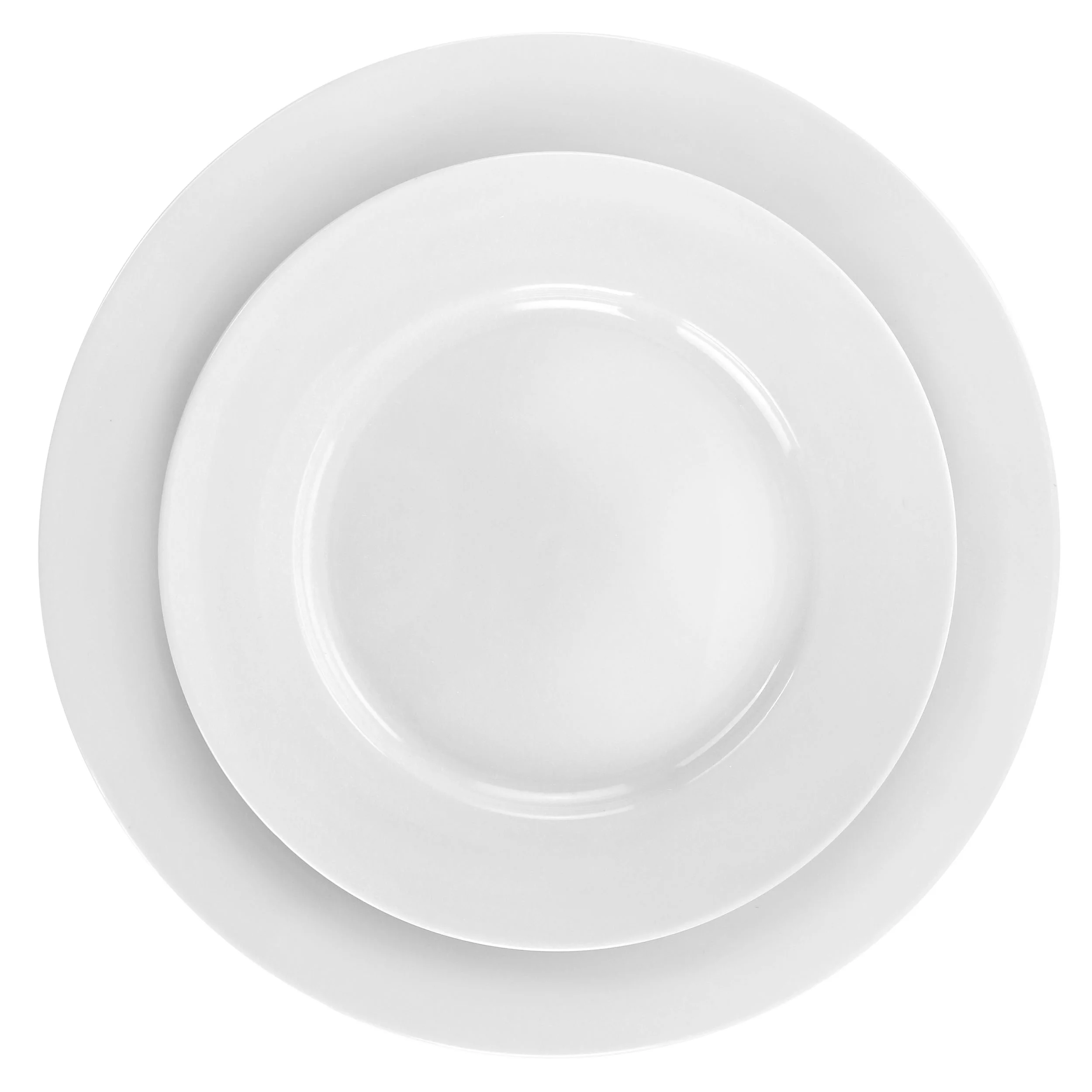 Gibson Home Classic Pearl 16 Piece Fine Ceramic Dinnerware Set in White