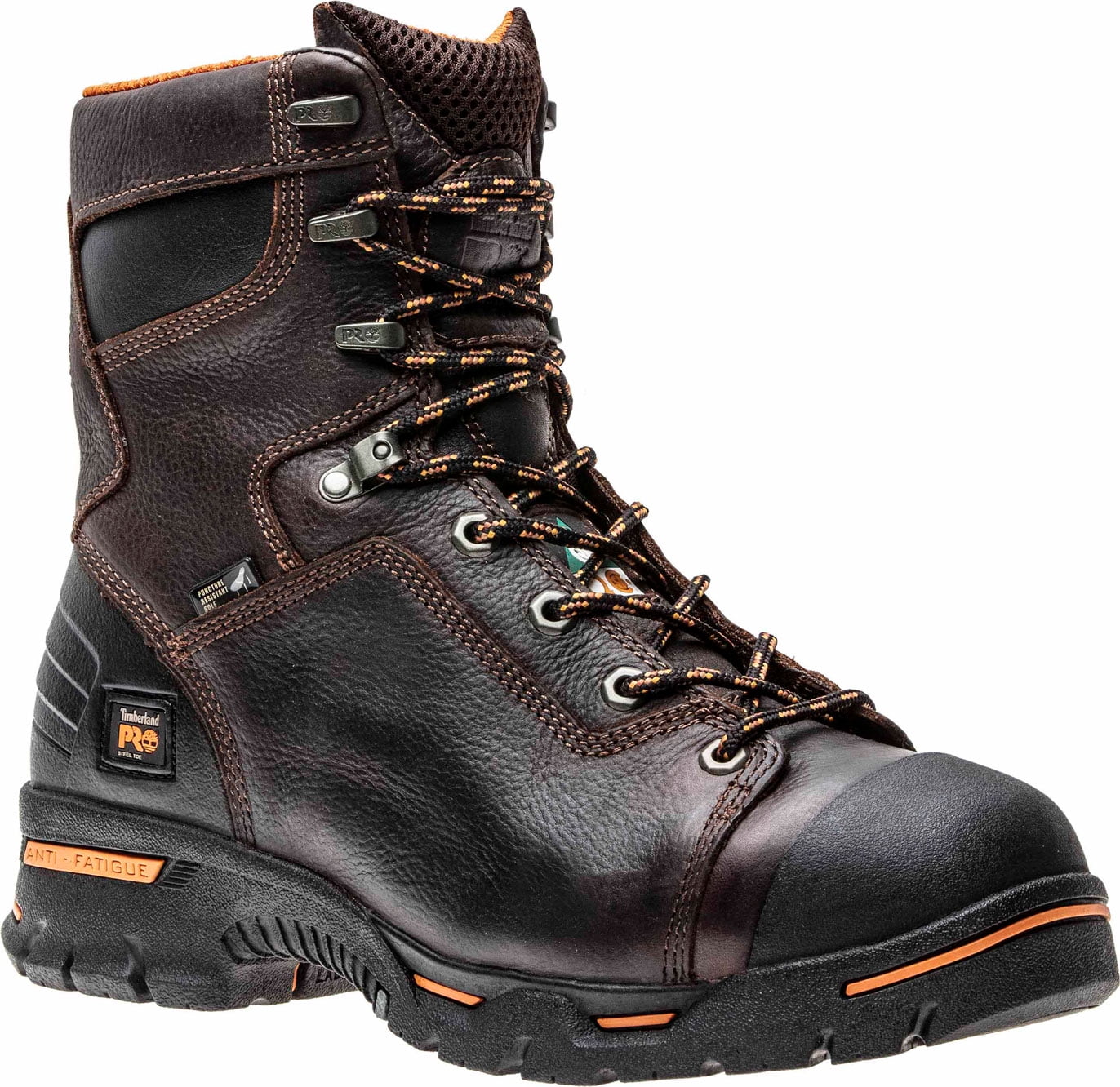 Timberland PRO  Briar Brown, Men's, Endurance Steel Toe, EH, Puncture Resistant, 8 Inch Work Boot (10.0 M)