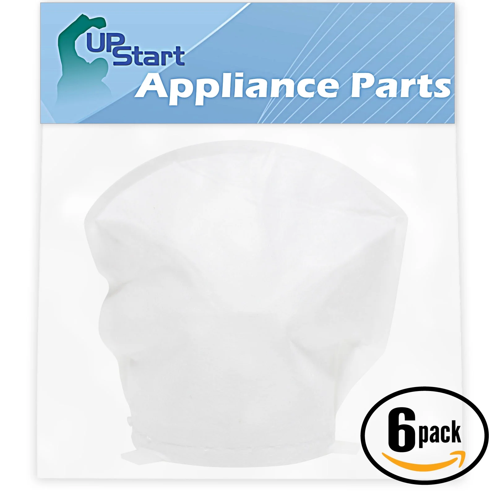 6-Pack Replacement Dirt Devil BD10035RED Vacuum Filter - Compatible Dirt Devil 3ME1950001, F4 Filter