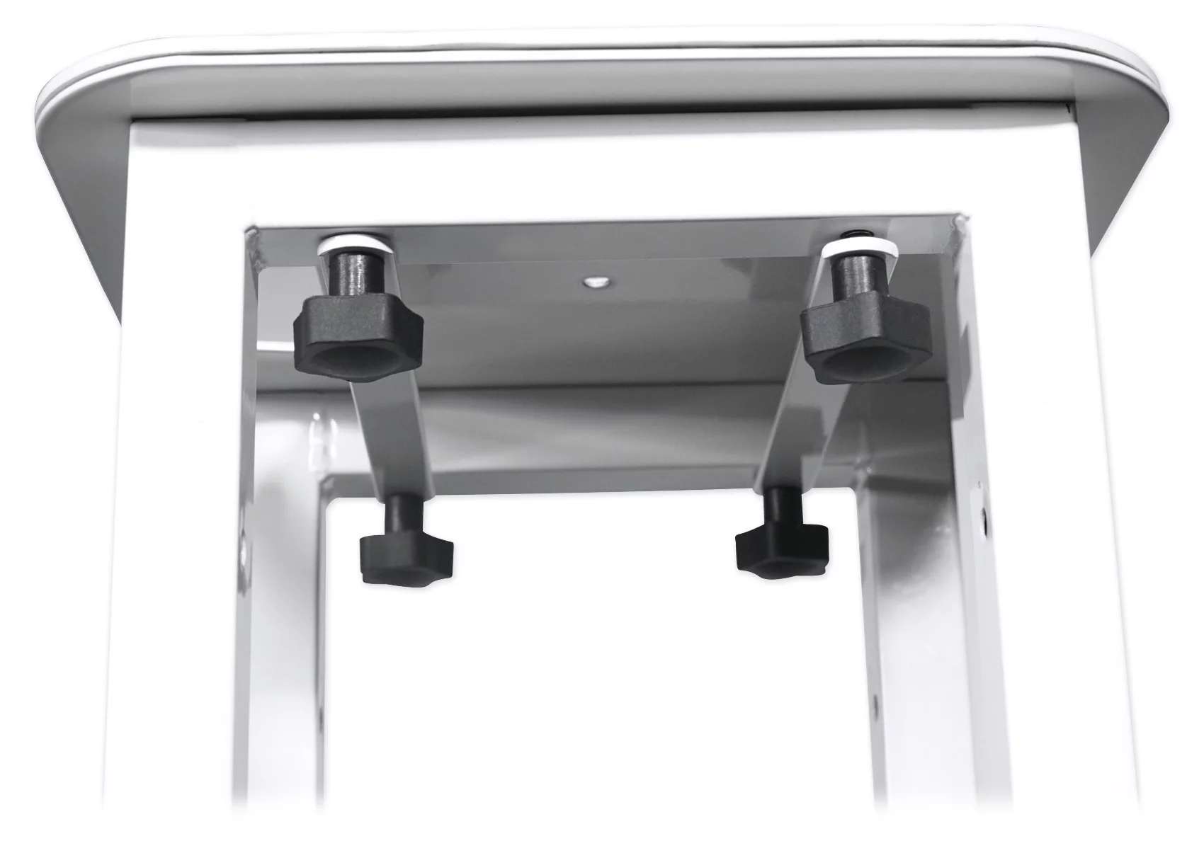 (2) Rockville Totem Stands+White 10