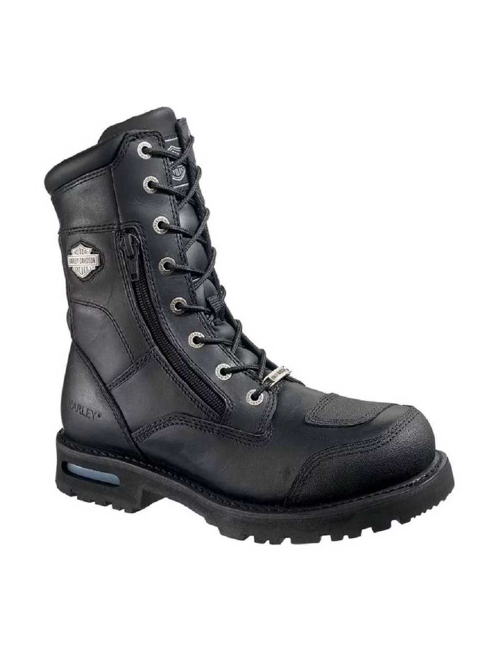 Harley-Davidson Men's Riddick 8-Inch Lace-UP Black Motorcycle Boots D98308, Harley Davidson