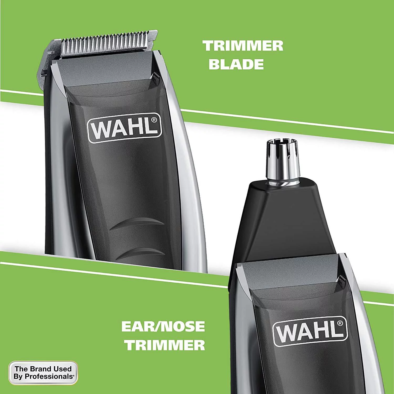 Wahl Model 9870-100 Vacuum Trimmer Kit with Powerful Suction for Beards, Facial Hair, Stubble, Nose & Ear Hair Clipping – Lithium Ion Powered Electric Shaver With 22 Individual Cutting Lengths
