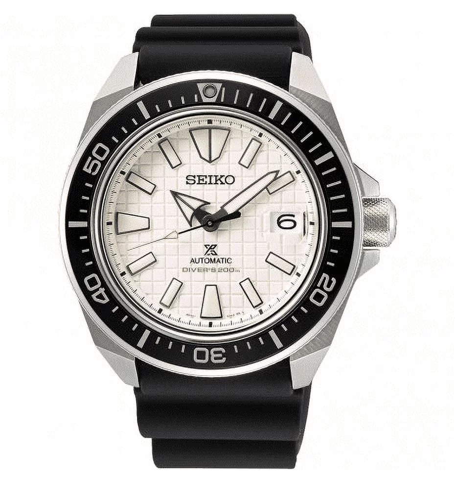 Seiko  SRPE37 Men's Automatic Prospex Black Silicone Strap Watch 44mm