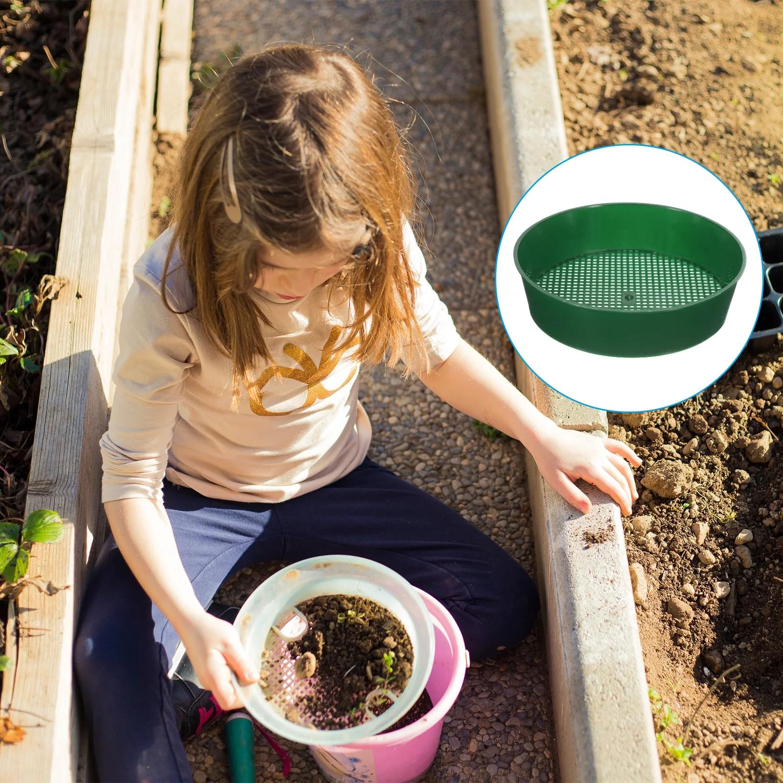 Uxcell Garden Soil Sifter 8