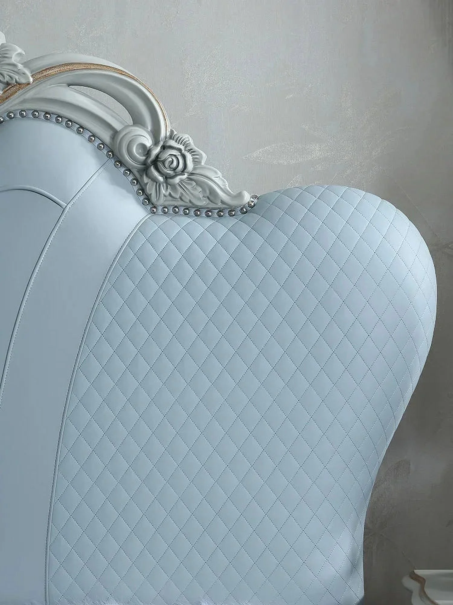 Court French furniture European solid wood carved 1.8m princess bed bedroom American wedding bed double bed