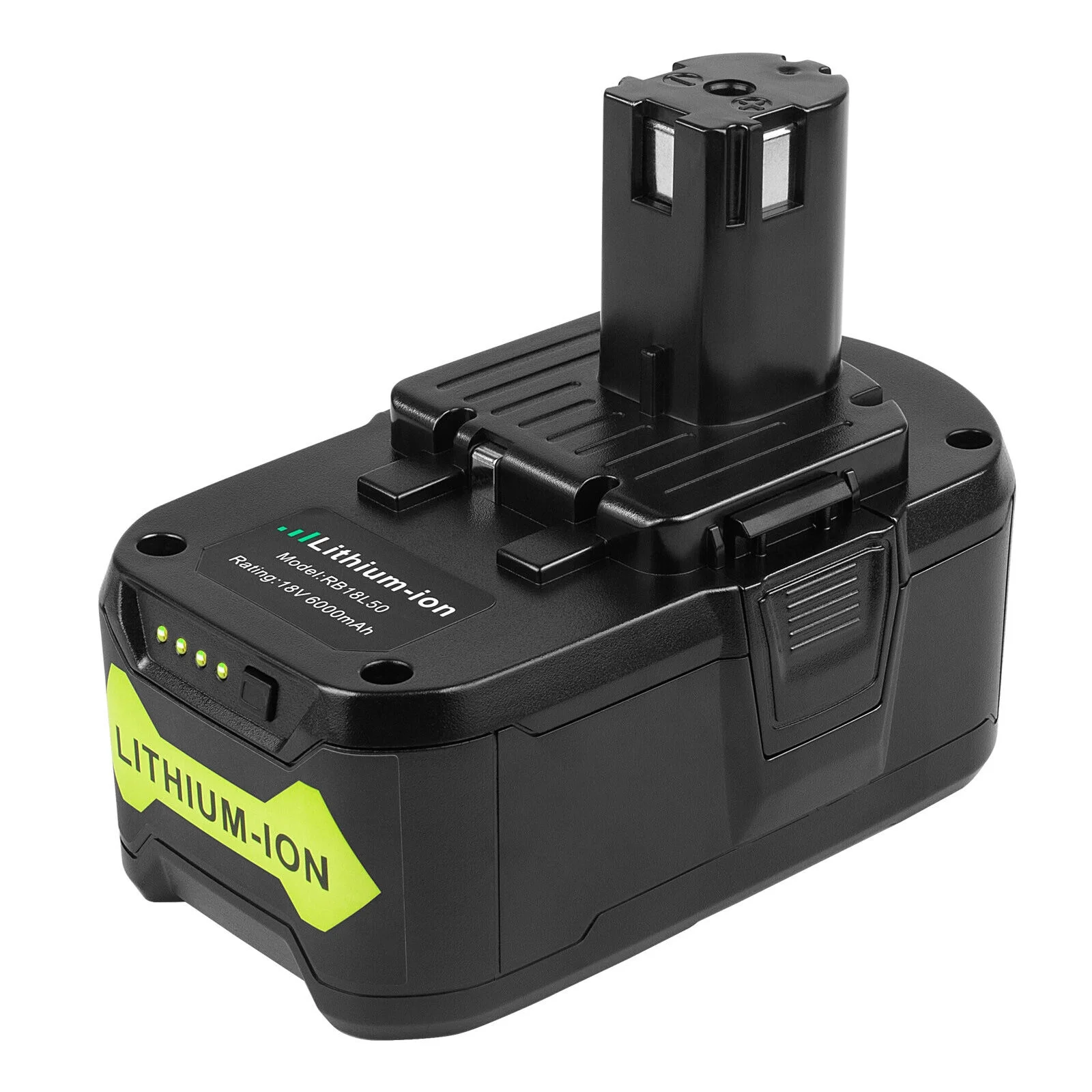2x 6.0Ah battery 8.0Ah For RYOBI P108 High Capacity Battery 18 Volt