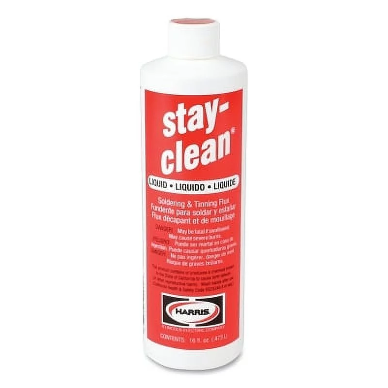 Stay-Clean Liquid Soldering Flux, Flip Top Dispenser, 4 oz | Bundle of 2 Each