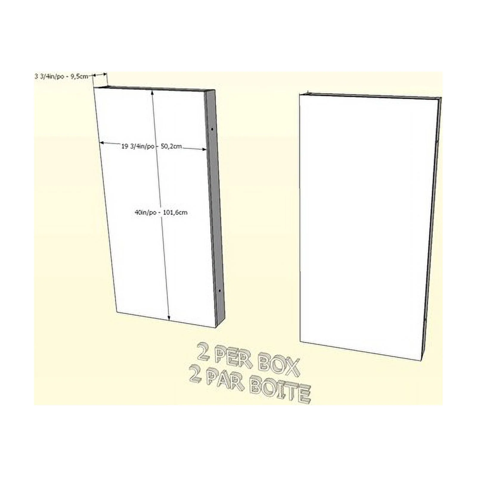 Atlin Designs Modern Engineered Wood 6 Piece Full Size Bedroom Set in White