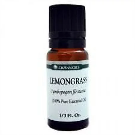 LorAnn LEMONGRASS Natural 100% Pure Essential Oil Aromatherapy 1/3 fl. oz.