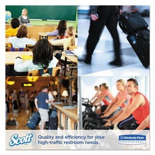 Scott Containers Essential JRT Extra Long Bathroom Tissue, 2 Ply, Wood