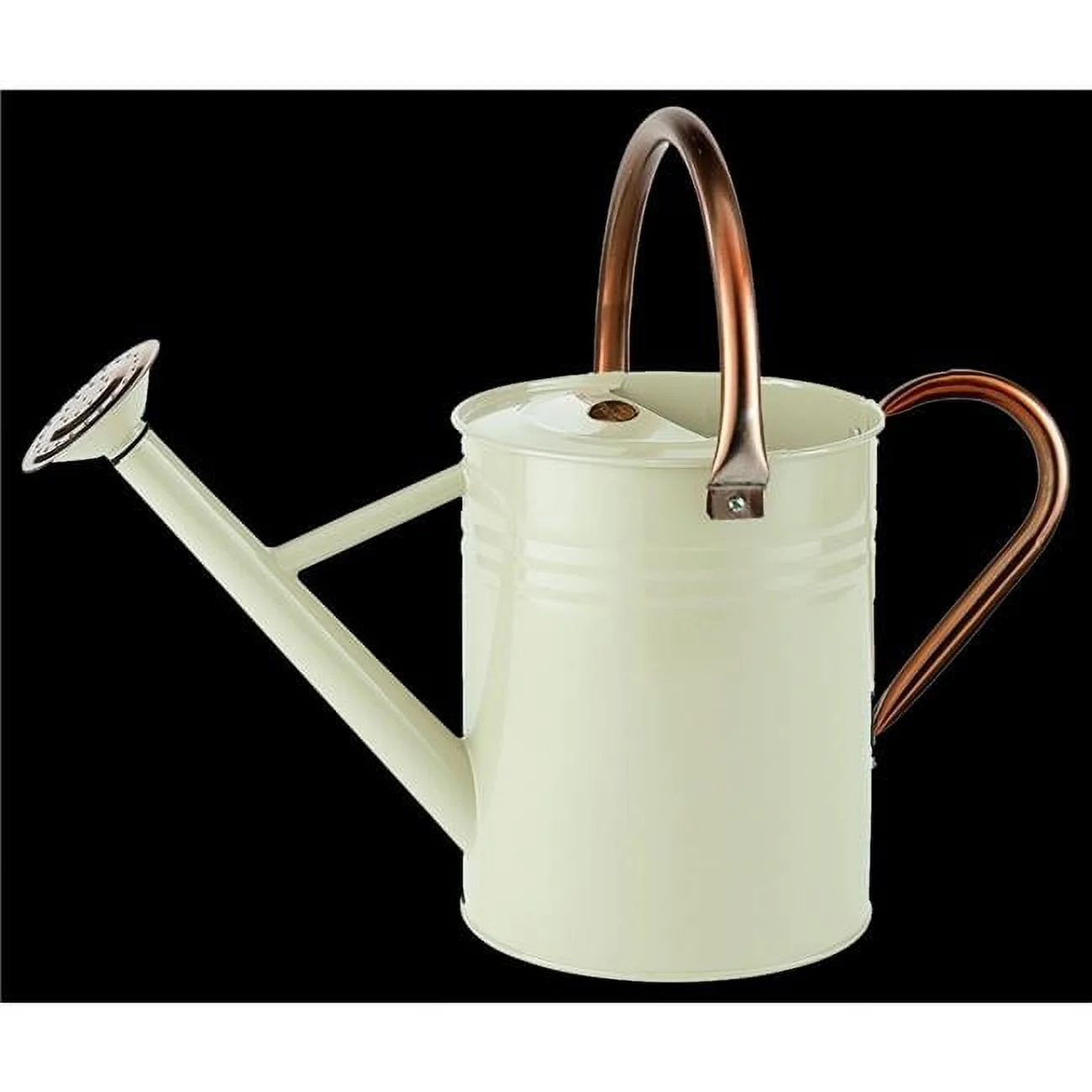 1 gal Watering Can, Cream & Copper