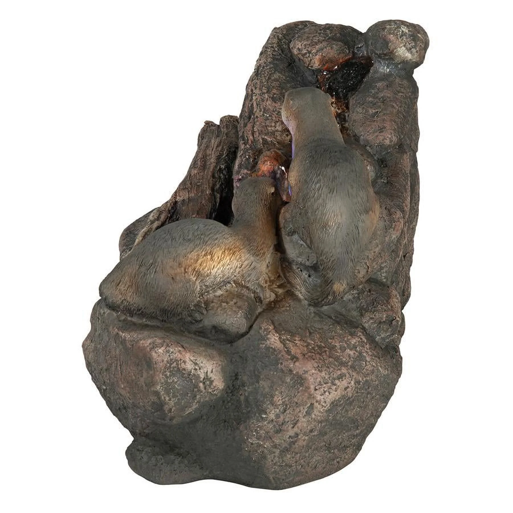 Design Toscano Curious Sea Otters Garden Fountain