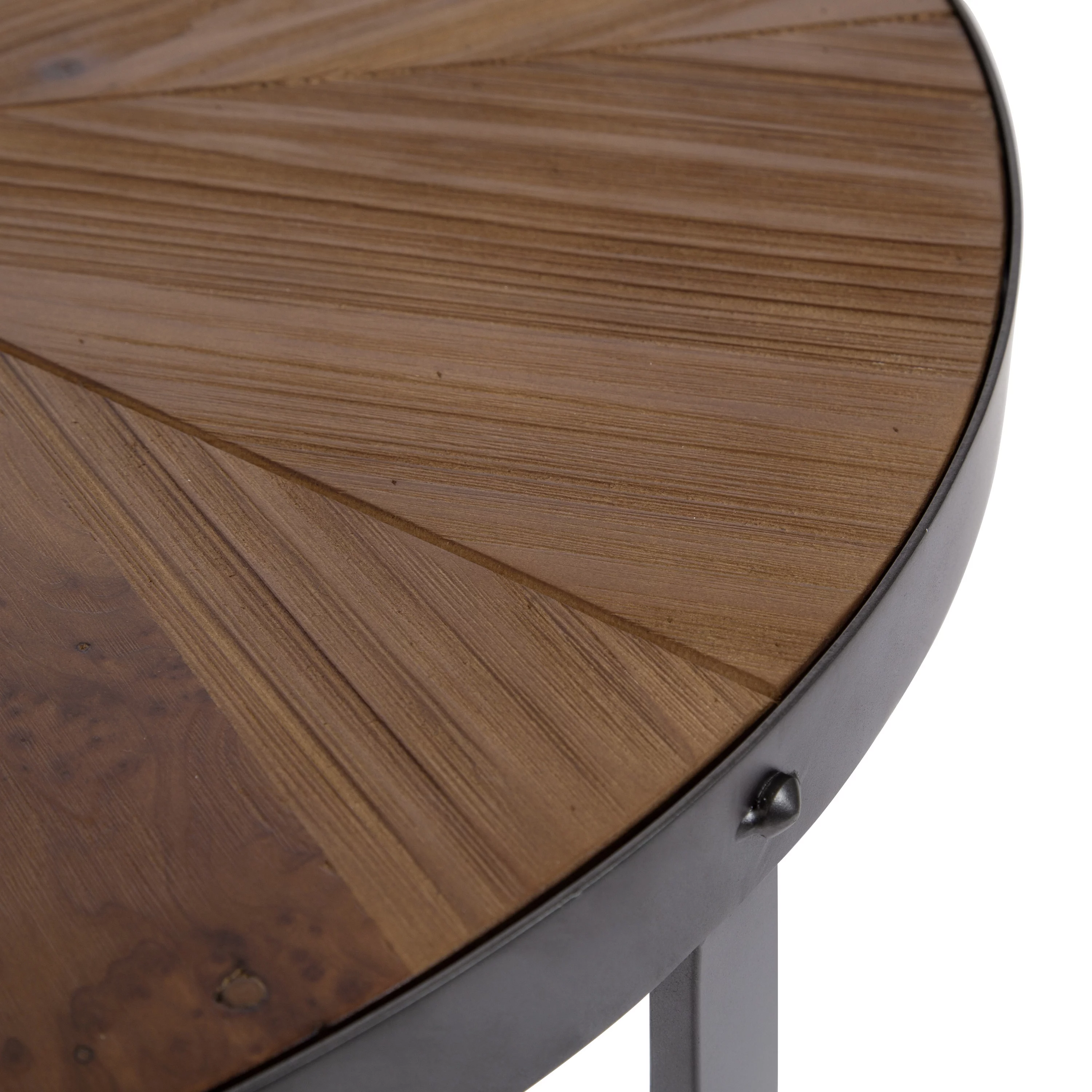 Kate and Laurel Gerhardt Console Table, 26 x 14 x 30, Rustic Brown and Charcoal Gray, Modern Sofa Table