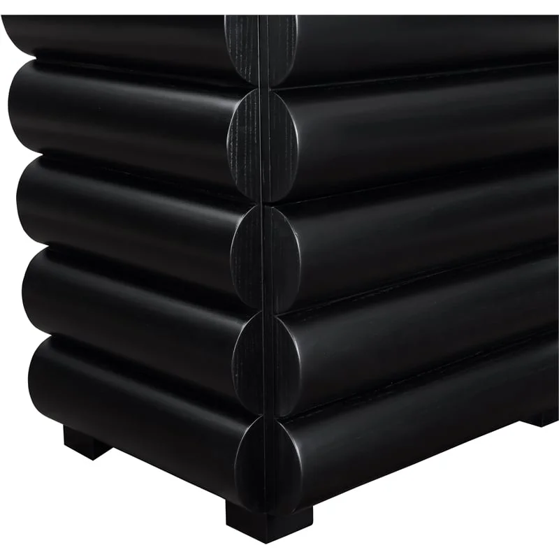 Meridian Furniture Maverick Black Night Stand / Side Table