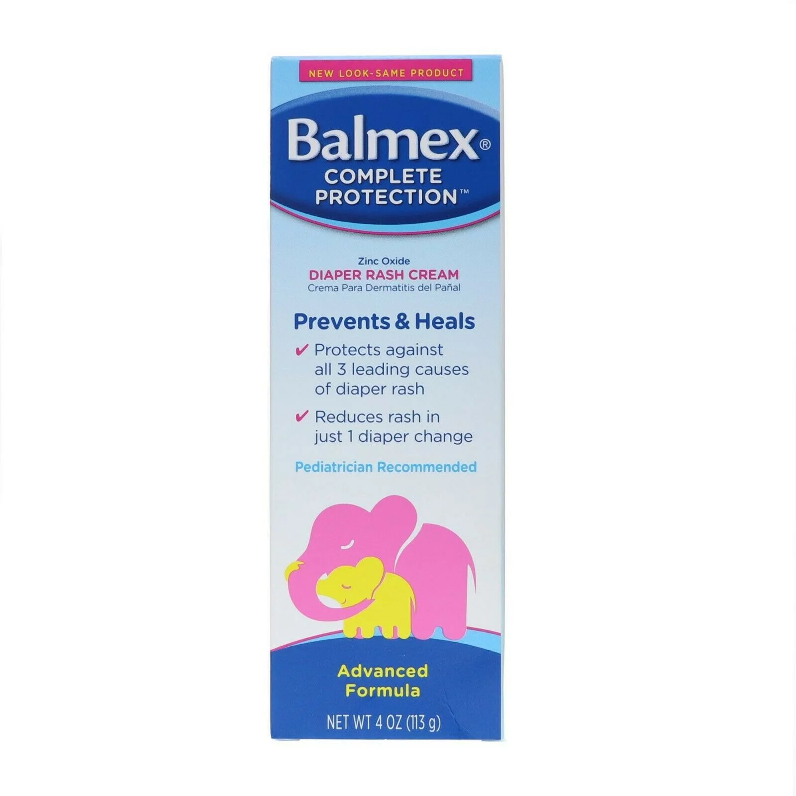 Balmex Complete Protection Diaper Rash Cream, 4 oz