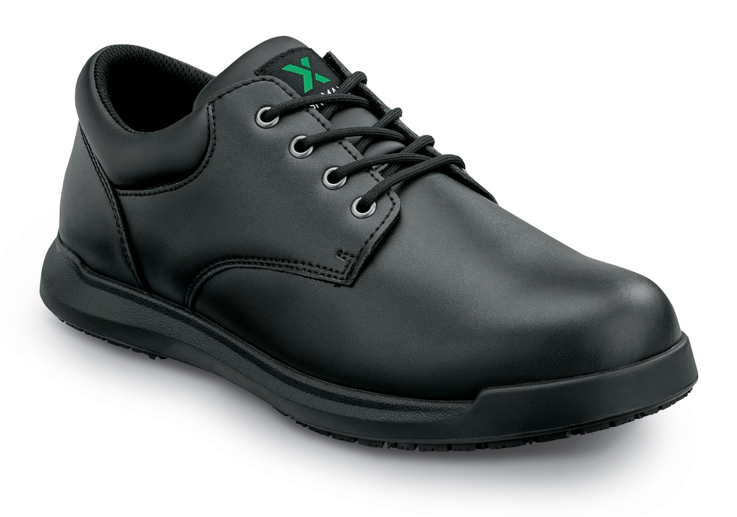 SR Max  Marshall II, Men's, Black, Soft Toe, MaxTRAX Slip Resistant, Oxford, Work Shoe. (8.5 M)