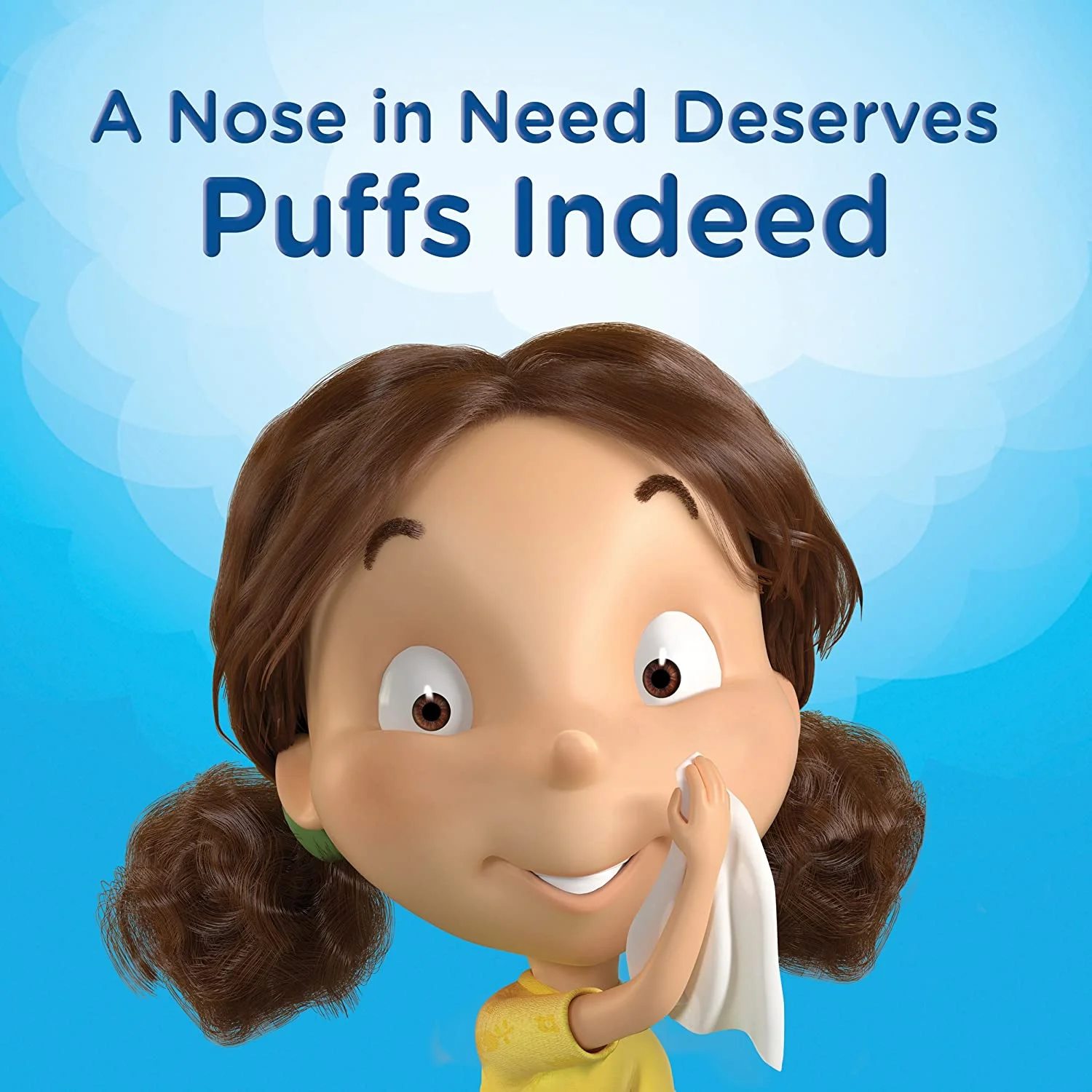 Puffs Plus Lotion with the Scent of Vick's Facial Tissues, 1 Cube, 48 Paper Tissues per Cube
