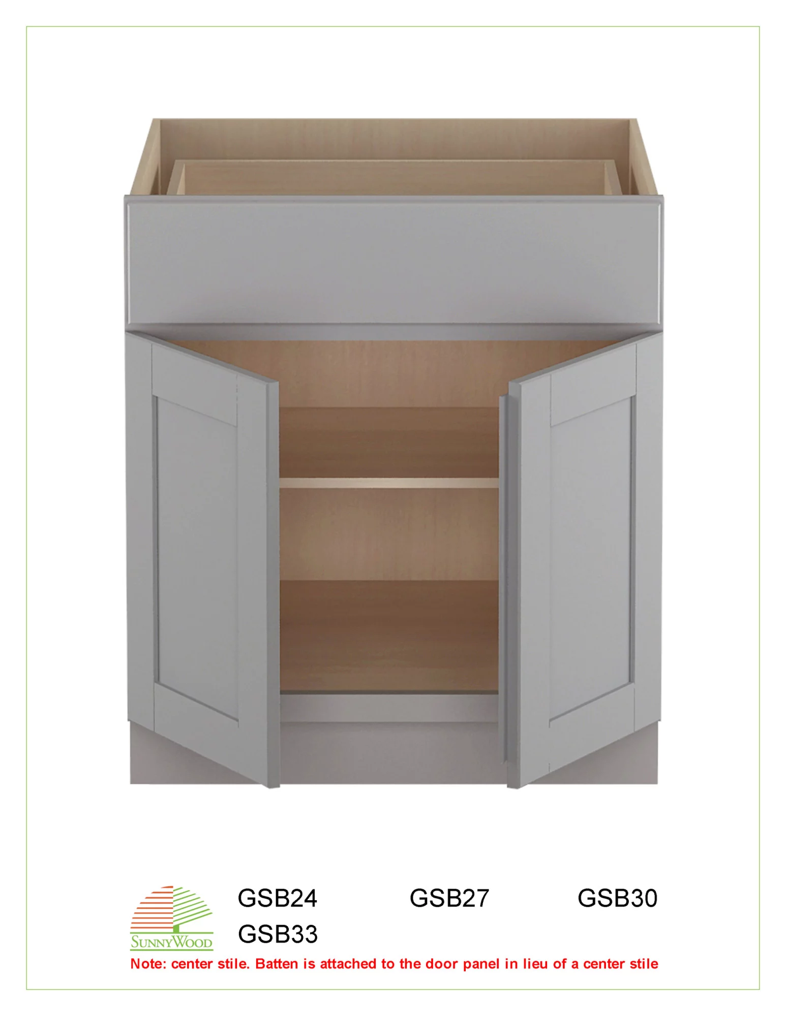 Sunny Wood Gsb33-A Grayson 33