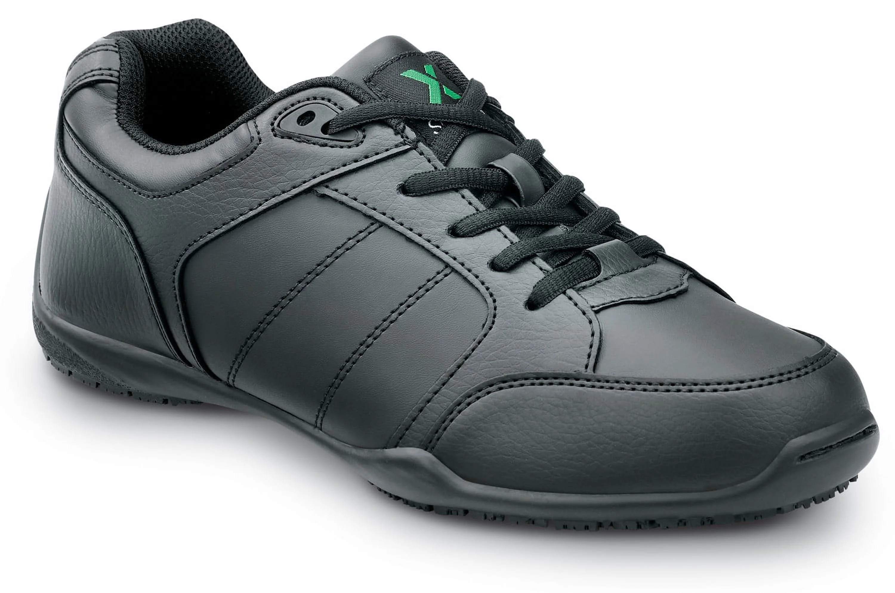 SR Max Rialto, Women's, Black Athletic Style Soft Toe Slip Resistant Work Shoe. (7.5 EW)