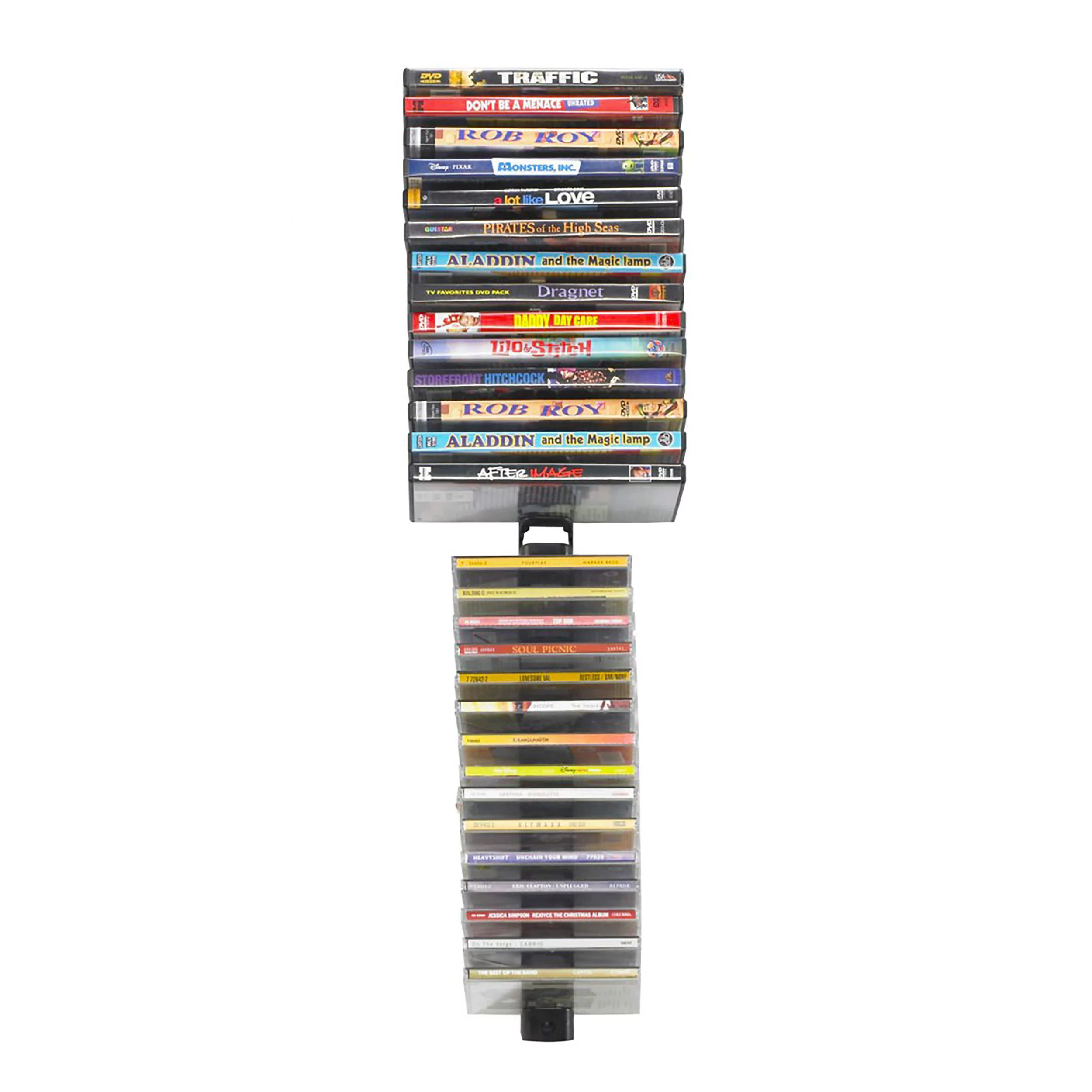 Atlantic Media Stix - Media storage rack - capacity: 64 CD/DVD - black