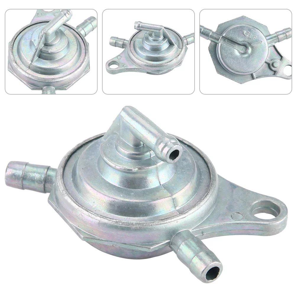 Goldmeet Motorcycle 3-hole Fuel/Oil Valve Switch for 50CC 125CC 150CC GY6 Engine