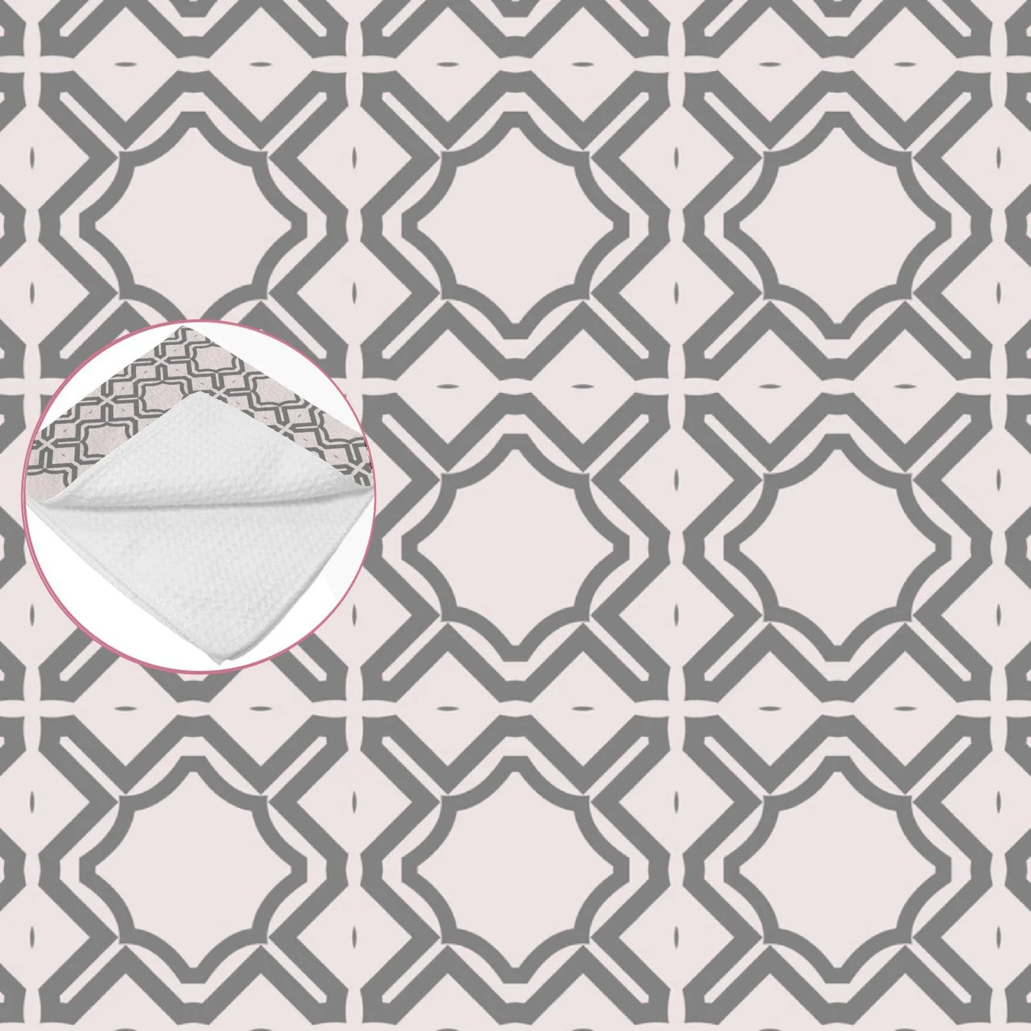 Anyway.go 4 Pack Baby Washcloths - 12 x 12 Inch Super Soft Baby Towels - 100% Cotton Highly Absorbent Wash Cloths for Face and Body,Lace Geometric Ornament