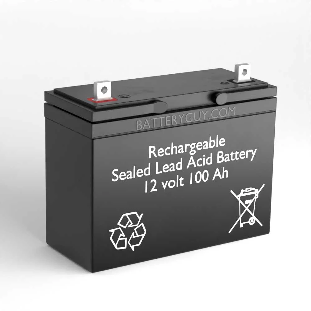BatteryGuy Pontoon 55 replacement 12V 100Ah battery - BatteryGuy brand equivalent