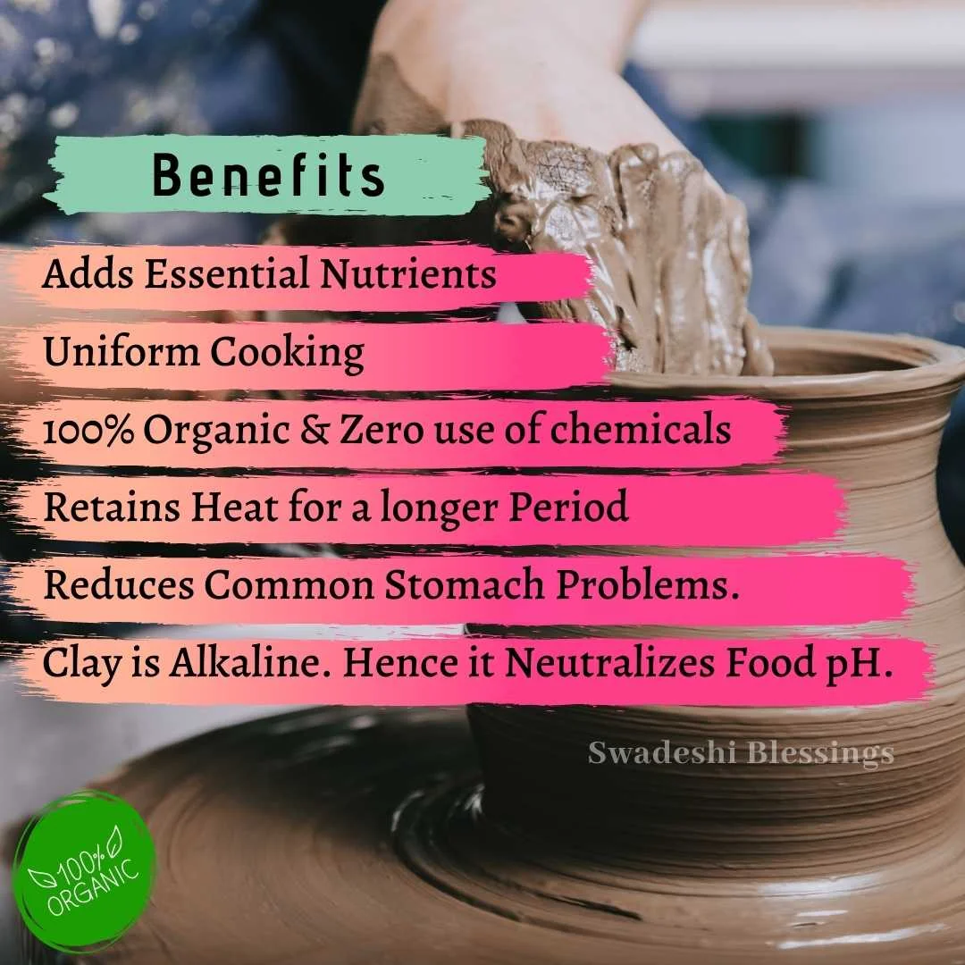 Swadeshi Blessings Unglazed Clay Serving Bowl Set of 2/ Terracotta Bowls