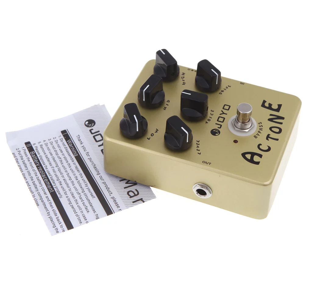 JOYO JF-13 AC Tone Vox Amp Simulator Guitar Effect Pedal True Bypass
