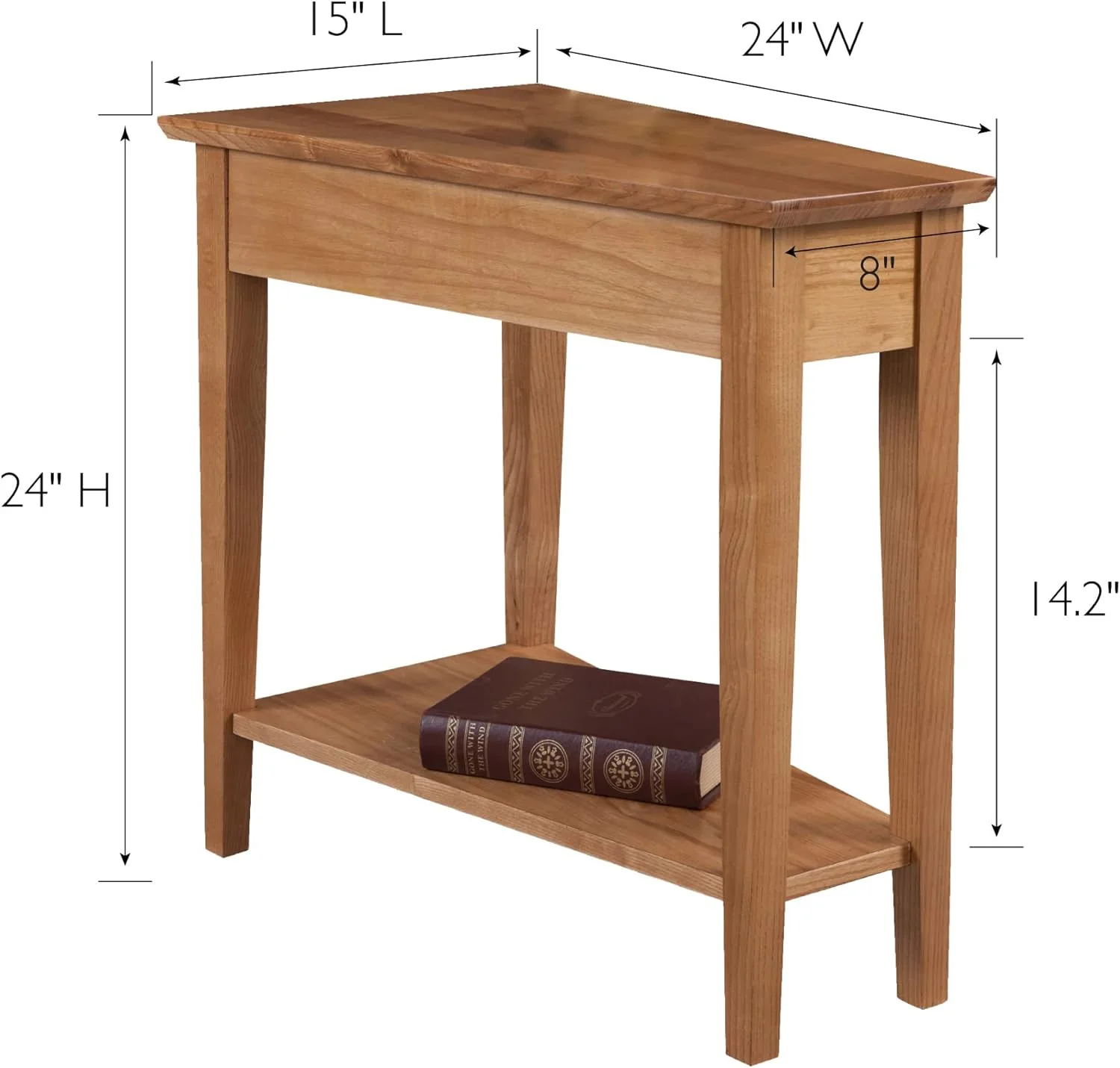 Leick Desert Sands Recliner Wedge End Table