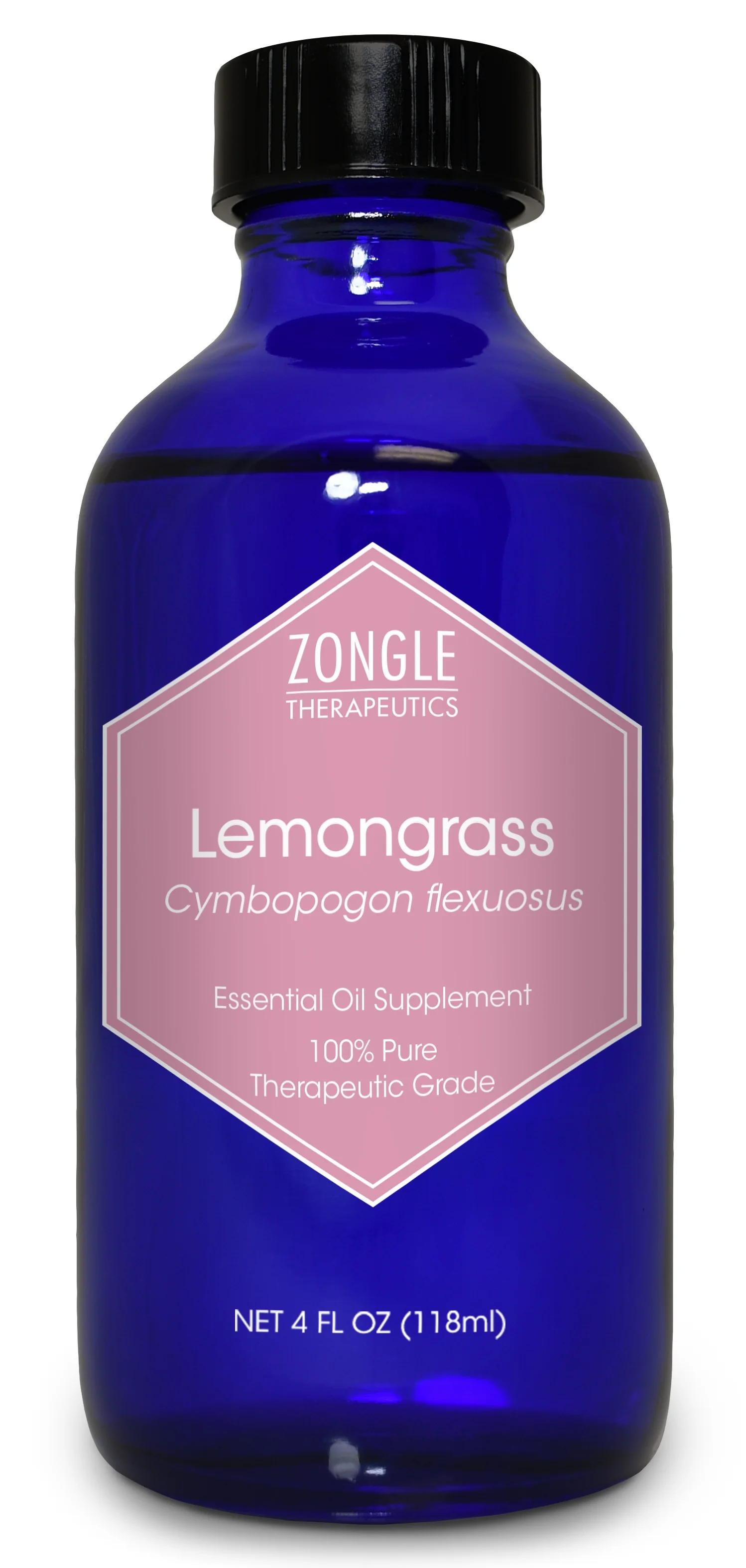 Pure Lemongrass Essential Oil by Zongle – 100% Pure Natural, Therapeutic & Food Grade for Diffuser, Hair, Aromatherapy, Topical & Oral Use – 4 OZ