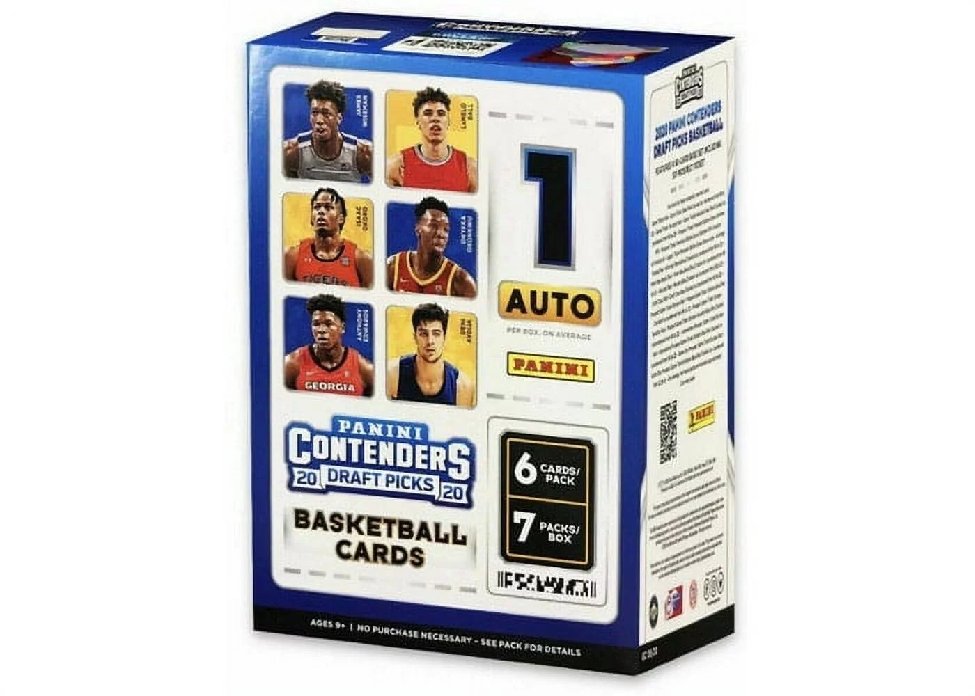2020-21 Panini Contenders Draft Picks NBA Basketball Trading Cards Blaster Box- 42 Cards | 2 Parallels