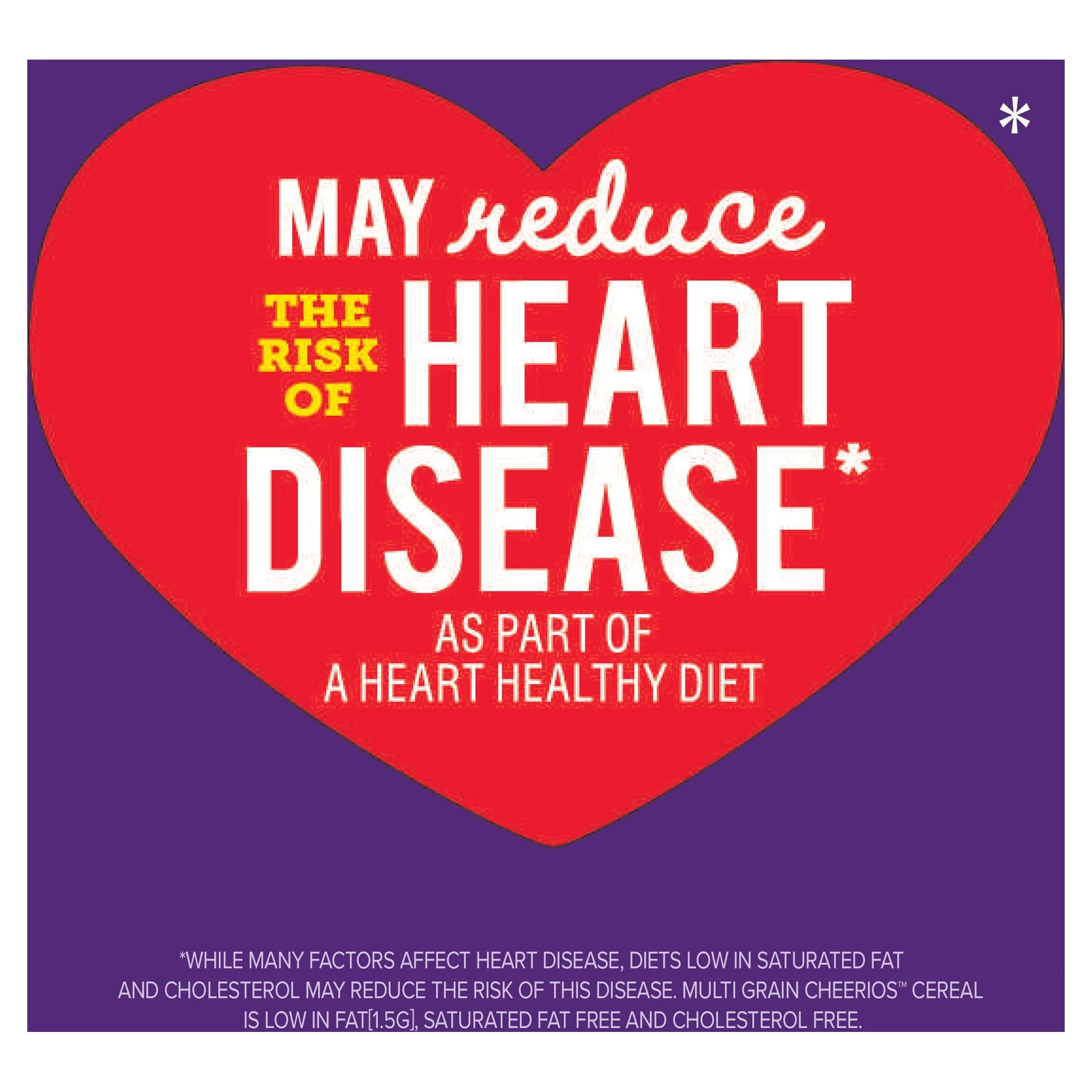 Multi Grain Cheerios Heart Healthy Cereal, 18.75 OZ Cereal Box (Pack of 2)