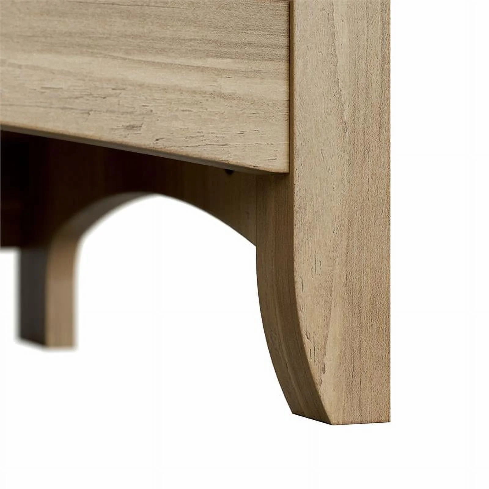 Home Square 5 Shelf Engineered Wood Bookcase Set in Reclaimed Pine (Set of 2)