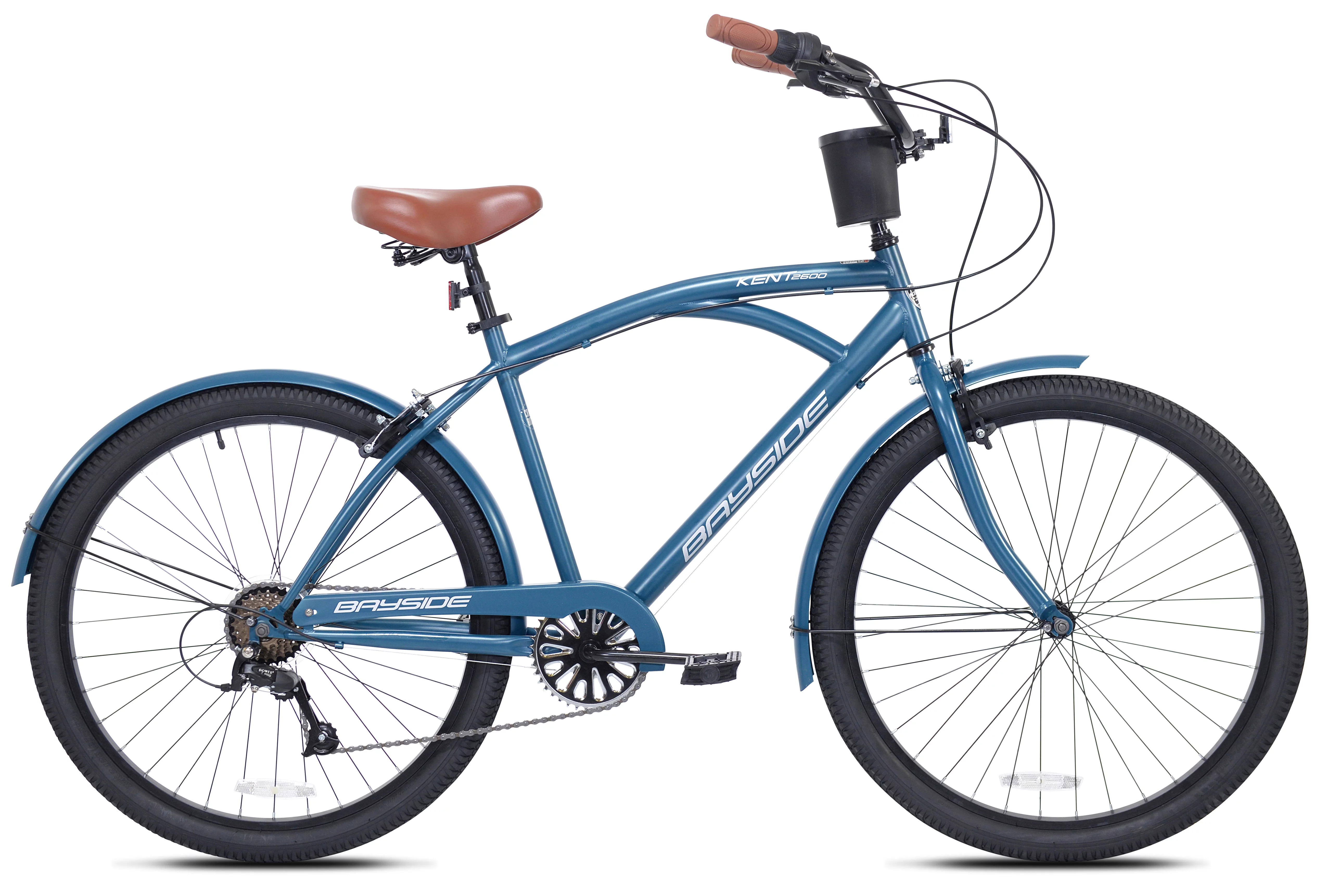 Kent Bicycle 26-inch Bayside Men's Cruiser Bicycle, Blue