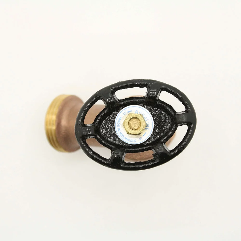 Thrifco 6415110 1 Inch FIP x 3/4 Inch GHT Brass Bent Nose Garden Valve - ARROWHEAD